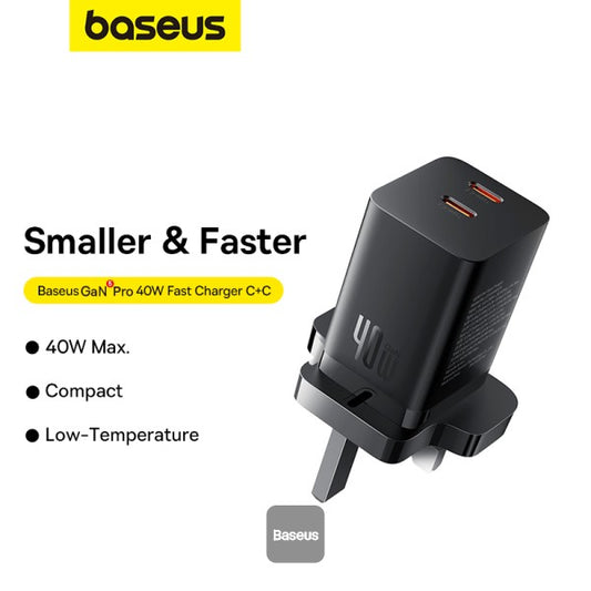 Baseus PD 40W Dual Type C Fast Charger