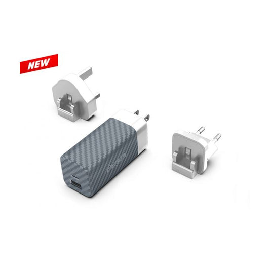 Energizer Energizer Power Delivery Charger - 65W - EU / UK / US-A65MU-Silver