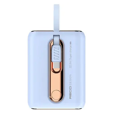 Recci  Dual Cable Fast Charging Power Bank 10000mAh