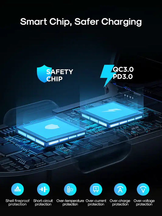 JR-CCD01 53W Dual-Port  Digital Display Car Charger