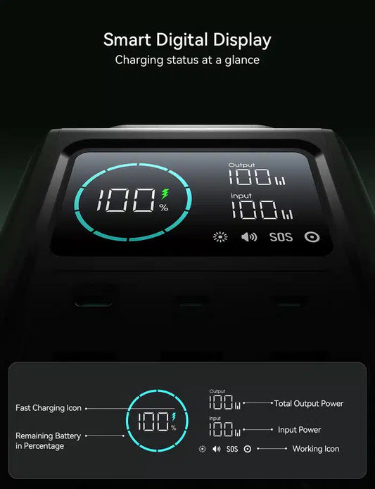 joyroom 100w ,75000 mamp powerbank