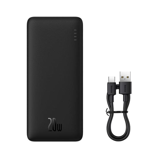 Baseus Airpow Fast Charge Power Bank 30000mAh 20W (With Simple Series Charging Cable USB to Type-C 0.3m Black)