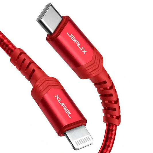 Jsaux Type-C To iphone Cable mfi certified 3m - Red