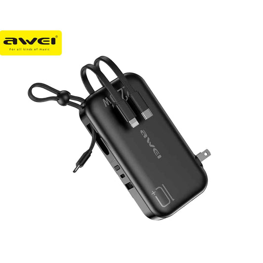 Awei 2 in 1 Power bank and charger 22.5 w