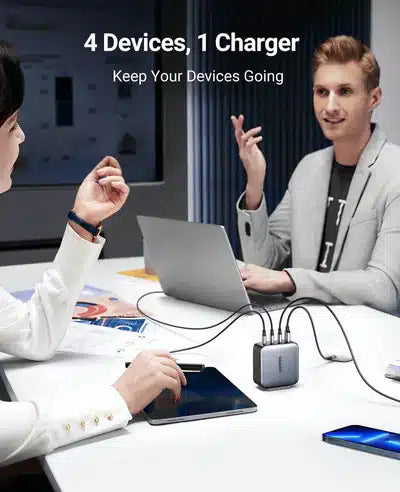 Ugreen Nexode 100W USB C GaN Charger-4 Port with cable c to c 100w