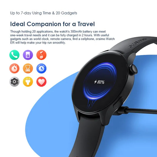 Oraimo, Smartwatch (OSW-42), 1.43" Screen with Bluetooth Calling Features