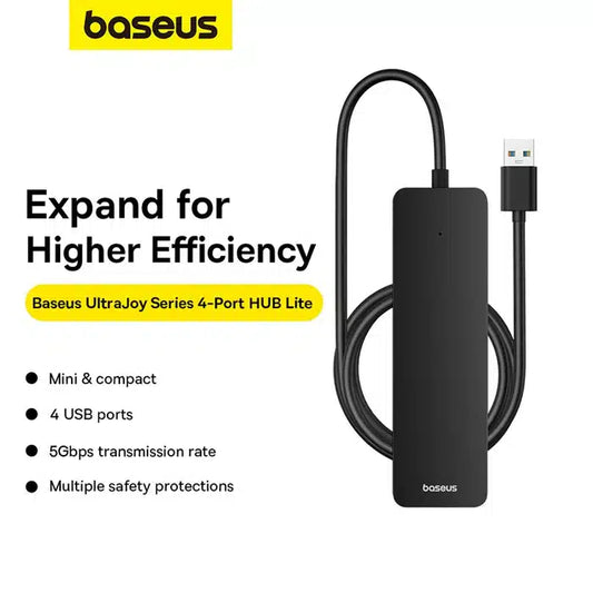 Baseus UltraJoy Series 4-Port HUB Lite (USBA To USB3.0*4)