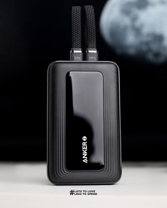anker zolo powerbank 20000 with dual cables 30w