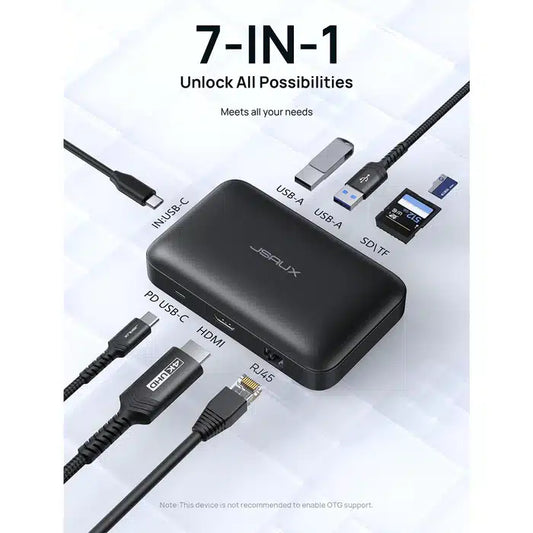 OmniCase Pro: 7-in-1 USB-C Hub