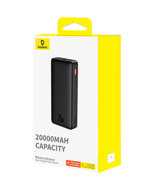 Baseus Airpow Fast Charge Power Bank 20000mAh 20W Cluster