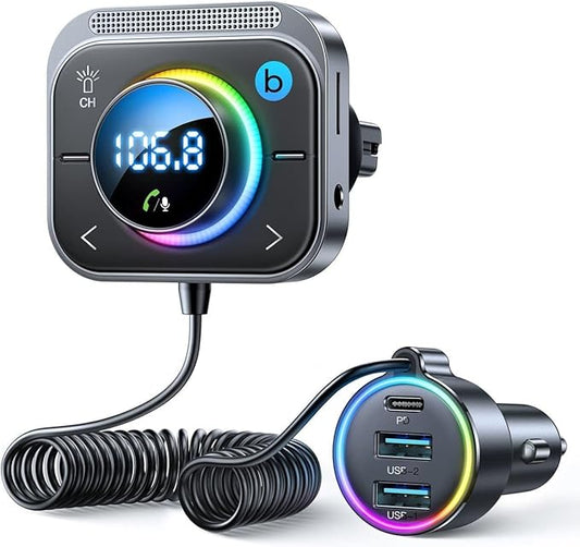 Joyroom FM transmitter 30W (silver)