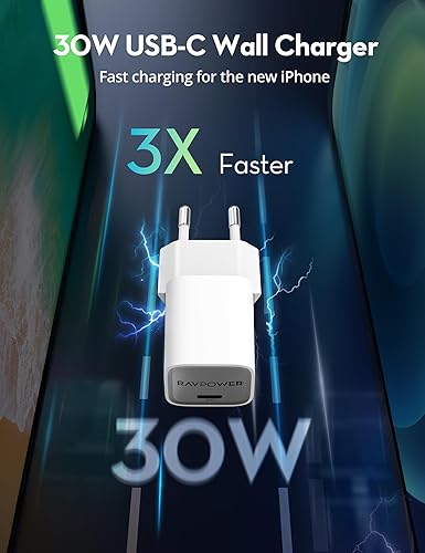 RAVPOWER 30W USB-C Wall Charger