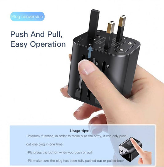 universal charger &amp;adapter yesido 4 in1