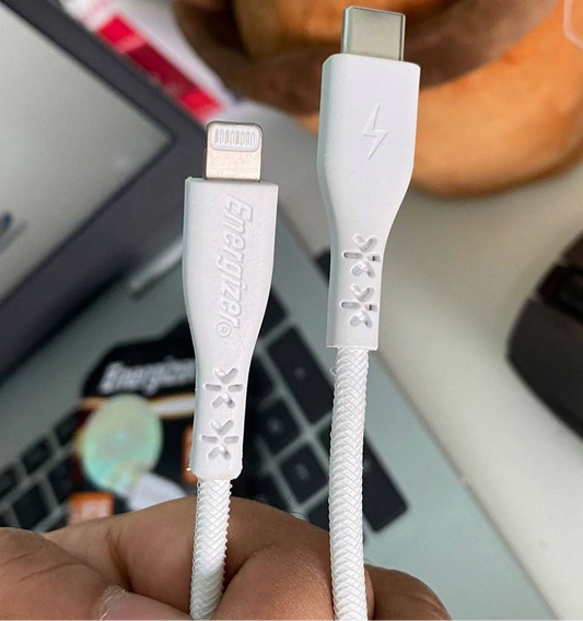 Energizer USB-C to Lightning Cable 1.2M, White