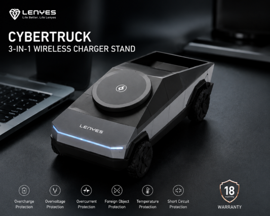 lenyes 3in1 wireless charger 18 months warranty