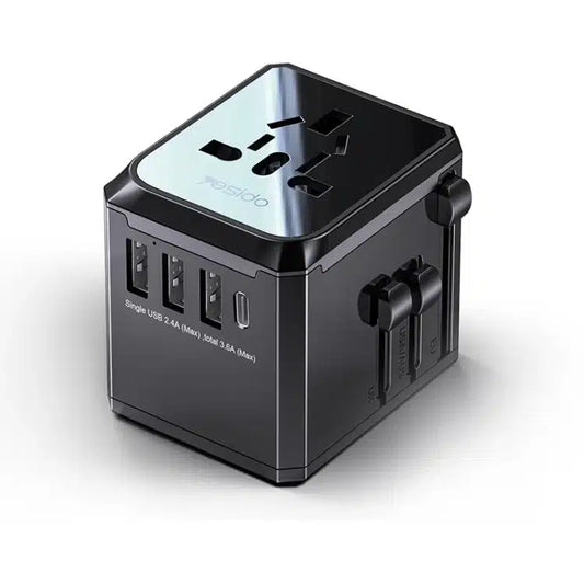 universal charger &amp;adapter yesido 4 in1