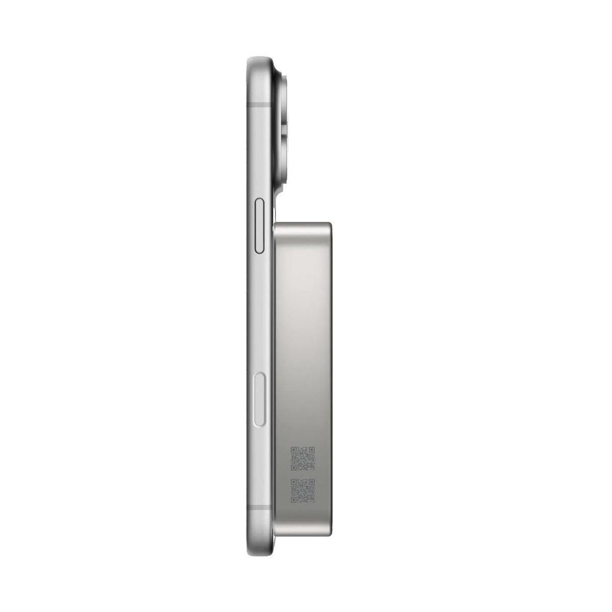Momax Q.Pass2 Titanium - slim side profile on a phone