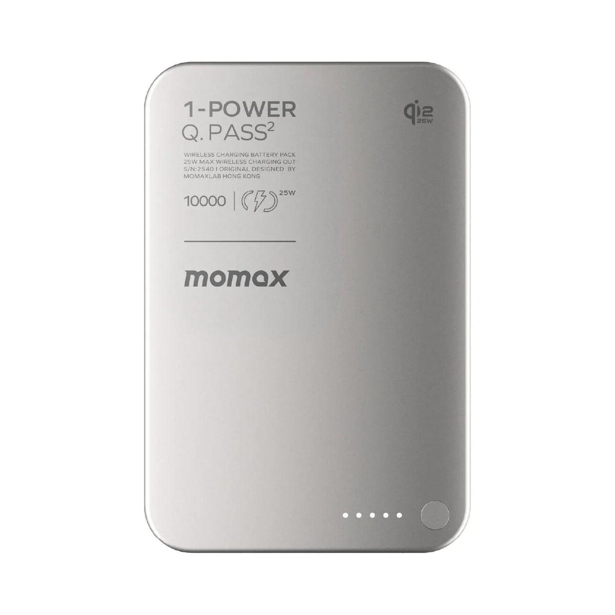 Momax Q.Pass2 Titanium - front view