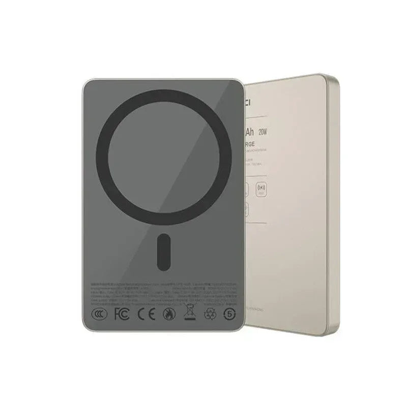Recci RPB-W36 MagSafe Power Bank - Titanium