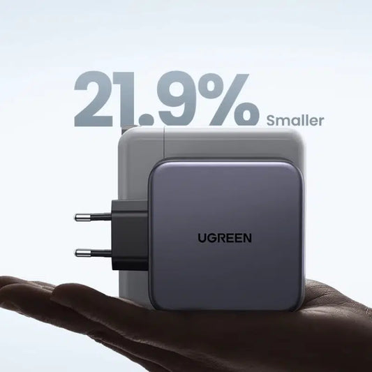 Ugreen Nexode 140w 3 port wall charger with cable type c to type c 100watt