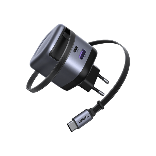 UGREEN Nexode 45W Charger with Retractable USB-C Cable