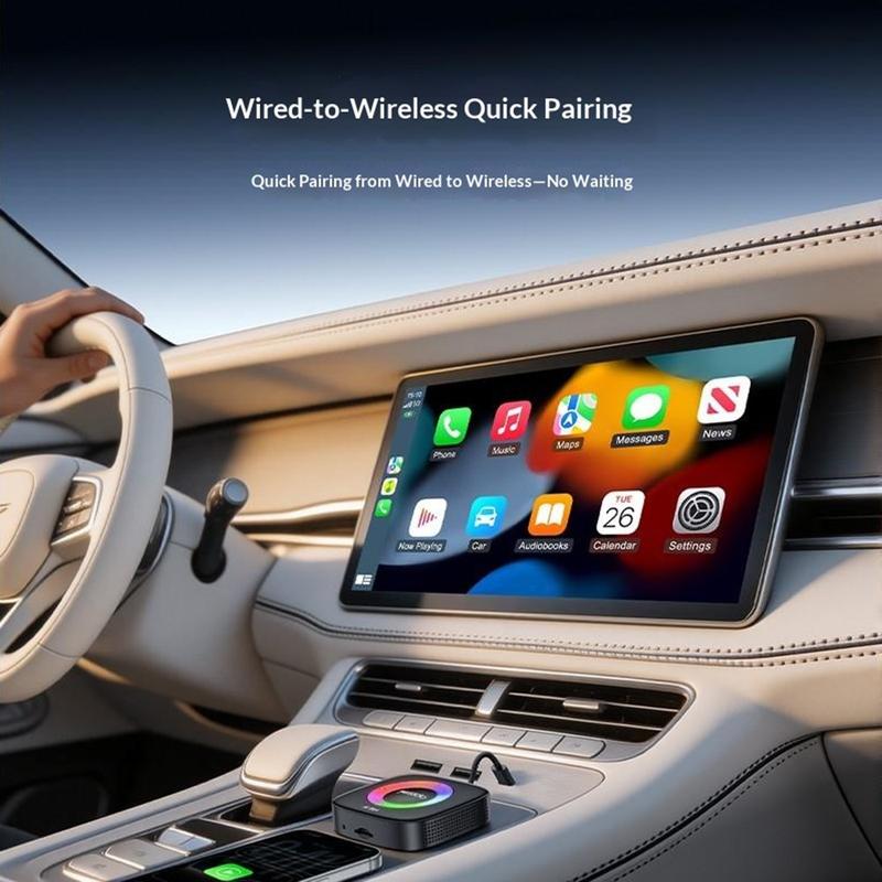 Yesido KM33 AI Box Android CarPlay Adapter - Black