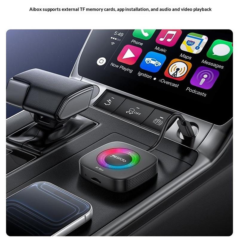 Yesido KM33 AI Box Android CarPlay Adapter - Black