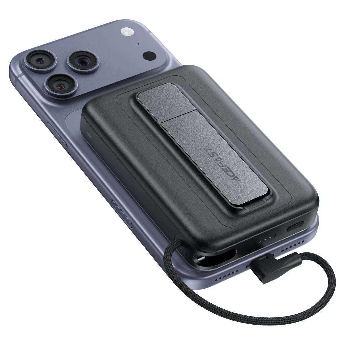 ACEFAST M24 magnetic wireless charging on phone