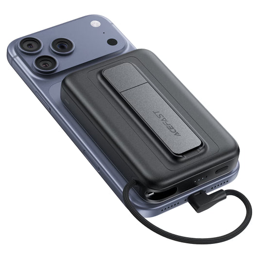 ACEFAST M24 magnetic wireless charging on phone