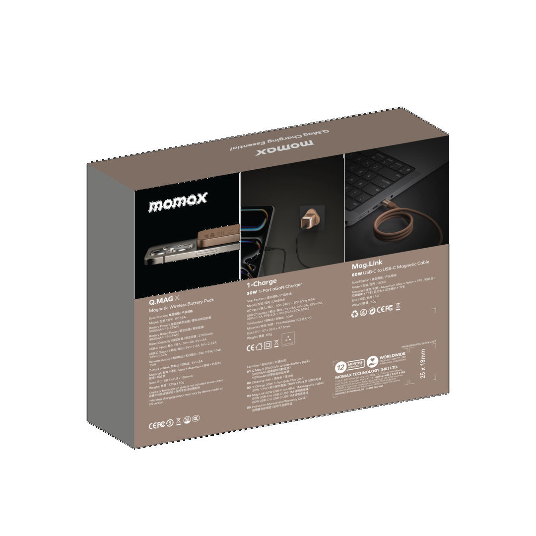 Momax 30W 1-port USB-C GaN charger