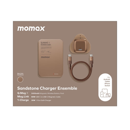 Momax Q.Mag 5000mAh magnetic wireless MagSafe power bank