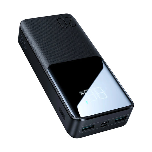 JR-QP-192 20000mah 22.5W fast charging powerbank with LCD display