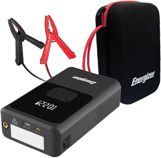 Energizer JE10000JP 4-in-1 Car Jump Starter, 10000mAh Power Bank