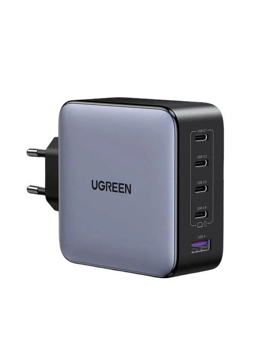 شاحن سريع من نوع GaN بقوة 100 واط من UGREEN Nexode بخمسة منافذ