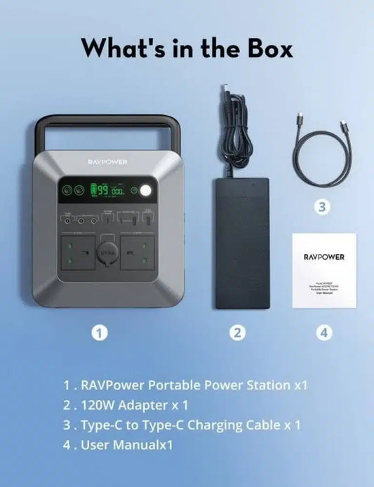 Ravpower 600w powerstation 712w/h